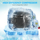 Costway Ice Maker Machine with Scoop & Basket Black