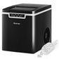 Costway Ice Maker Machine with Scoop & Basket Black