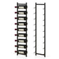 Costway Large Rust proof Wall Mounted Wine Rack for 6 or 9 Bottles