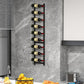Costway Large Rust proof Wall Mounted Wine Rack for 6 or 9 Bottles