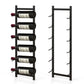 Costway Medium Rust proof Wall Mounted Wine Rack for 6 or 9 Bottles