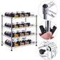 Costway Metal Wine Holder Bottle Rack for 16 Bottles