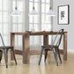 Costway Multifunctional Counter Height Dining Table for Dining Room and Kitchen