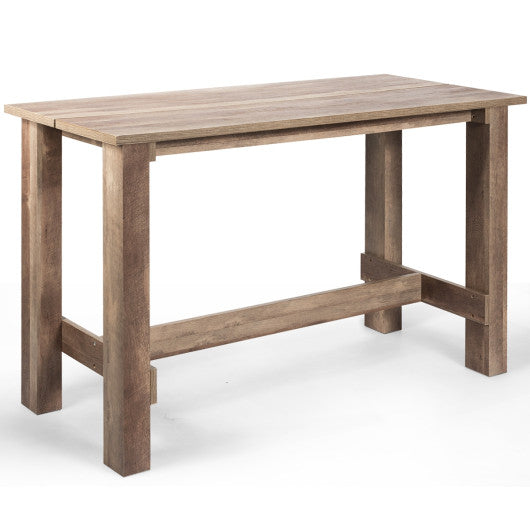 Costway Multifunctional Counter Height Dining Table for Dining Room and Kitchen