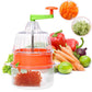 Costway Multifunctional Manual Spiral Plastic Vegetable Slicer Fruit Cutter