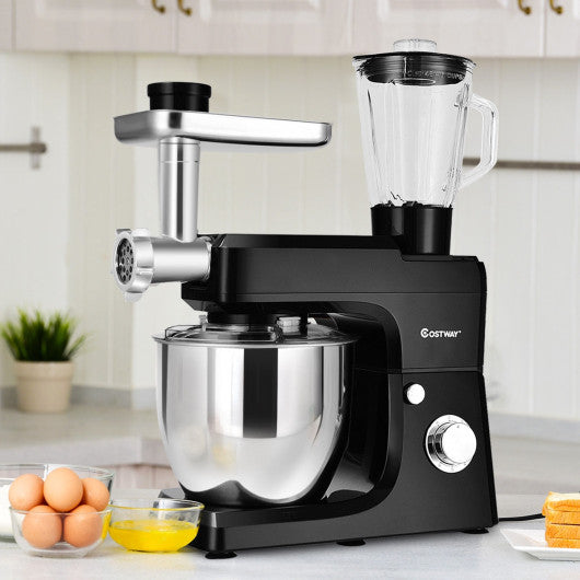 Costway Multifunctional Stand Mixer Blender Meat Grinder with Bowl