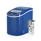 Costway Navy Mini Portable Compact Electric Ice Maker Machine