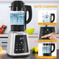 Costway Professional Countertop Blender 8-in-1 Smoothie Soup Blender with Timer