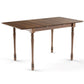 Costway Rectangle Extension Dining Table with Hardwood Structure
