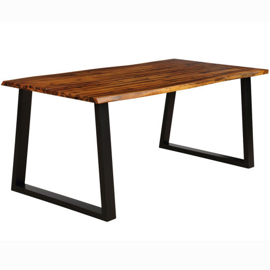 Costway Rectangular Acacia Wood Dining Table