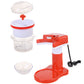 Costway Red Electric Ice Shaver Crusher Machine