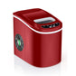 Costway Red Mini Portable Compact Electric Ice Maker Machine