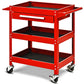 Costway Red Rolling Tool Cart Mechanic Cabinet Storage ToolBox Organizer with Drawer