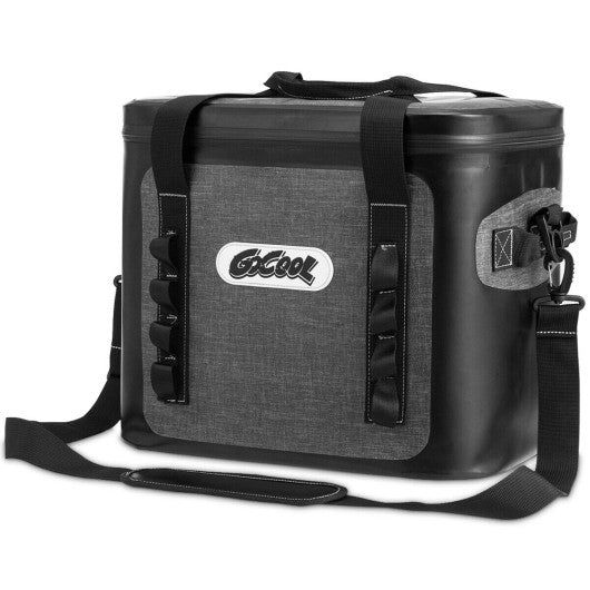Costway Reusable Spacious Water-Resistant and Leak-proof Cooler Bag