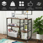 Costway Rolling Industrial Kitchen Baker’s Storage Shelf