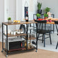 Costway Rolling Industrial Kitchen Baker’s Storage Shelf