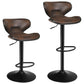 Costway Set of 2 Adjustable Bar Stools Swivel Bar Chairs Pub Kitchen