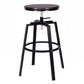 Costway Set of 2 Adjustable Vintage Bar Stool