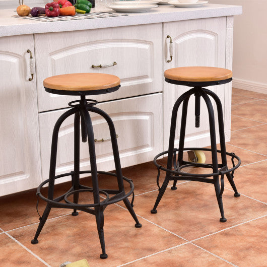 Adjustable vintage bar discount stools