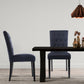 Costway Set of 2 Black Fabric Dining Chair Armless Chair Home Kitchen Living Room Furniture