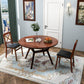 Costway Set of 2 Brown Folding Dining Chairs with 400 LBS Capacity
