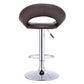 Costway Set of 2 Coffee Adjustable Swivel PU Bar Stools