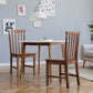 Costway Set of 2 Dining Chairs with Solid Wooden Legs