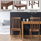 Costway Set of 2 Dining Chairs with Solid Wooden Legs