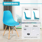 Costway Set of 2 Mid-Century Modern DSW Dining Side Chair