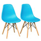 Costway Set of 2 Mid-Century Modern DSW Dining Side Chair
