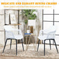 Costway Set of 2 Modern Hollow Back Dining Chair