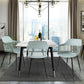 Costway Set of 2 Modern Hollow Back Plastic Arm Chair