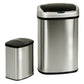 Costway Set of 2 Touch-Free Motion Sensor Bins Trash Cans