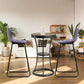 Costway Set of 2 Velvet Bar Stools Pub Kitchen Chairs
