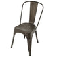 Costway Set of 4 Copper Stackable Tolix Style Dining Chairs