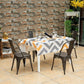 Costway Set of 4 Copper Tolix Style Dining Chair Stackable Bistro Chair