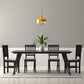Costway Set of 4 Dining Chair Spindle Back Wooden Legs