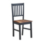 Costway Set of 4 Dining Chair Spindle Back Wooden Legs