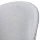 Costway Set of 4 Gray Fabric Cushion Seat Accent Arm Dining Chairs