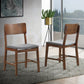 Costway Set of 4 Gray Mid Century Modern Dining Side Chairs