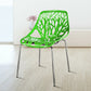 Costway Set of 4 Green Dining Birch Sapling Accent Armless Chairs