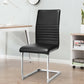 Costway Set of 4 Kitchen Dining PU Leather Chair