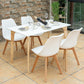 Costway Set of 4 Mid Century Armless Dining Chairs