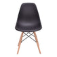 Costway Set of 4 Mid Century Modern Dining Chair with Wood Leg