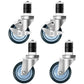 Costway Set of 4 Swivel Caster Wheel with Brake