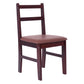 Costway Set of 4 Wood Dining Side Chairs with Padded Seat