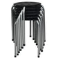 Costway Set of 6 Gray Portable Plastic Stack Stools