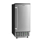 Costway Silver Free-Standing Built-in Ice Maker with 80lbs per Day