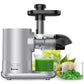 Costway Silver Horizontal Slow Masticating Extractor Juicer with Brush