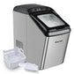 Costway Silver Ice Making Machine with 29 Pounds Pebble Ice per Day